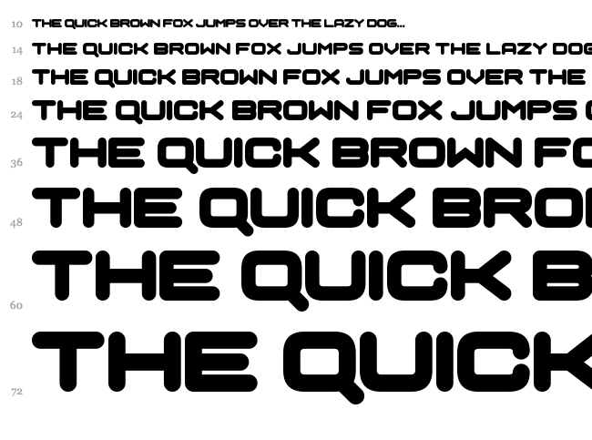 Sci Auralieph font waterfall